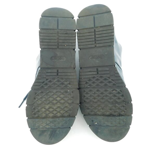 HOTTER Dark Blue Patent Lace Up Sneakers Oxfords Walking Shoes 9.5US / 41.5EU - Picture 5 of 7